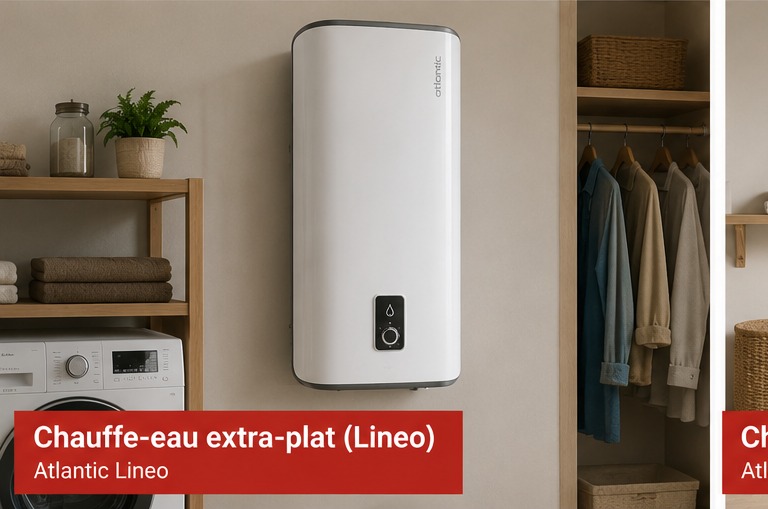 Installation de chauffe-eau extra-plat Linéo à Lille
